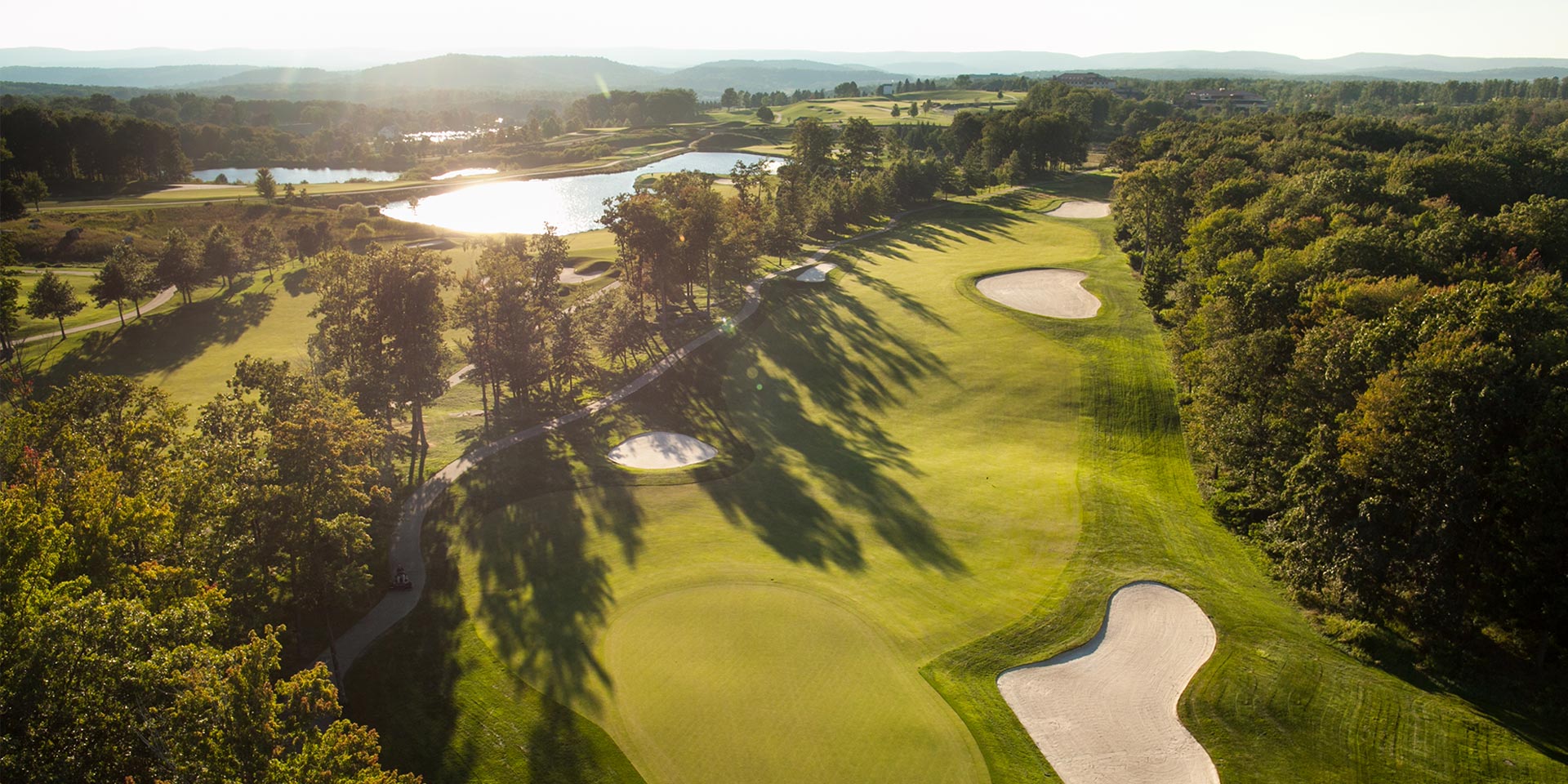 A view of the beautiful greenery of Mystic Rock.