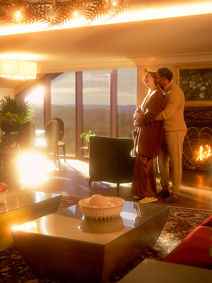 couple in the penthouse