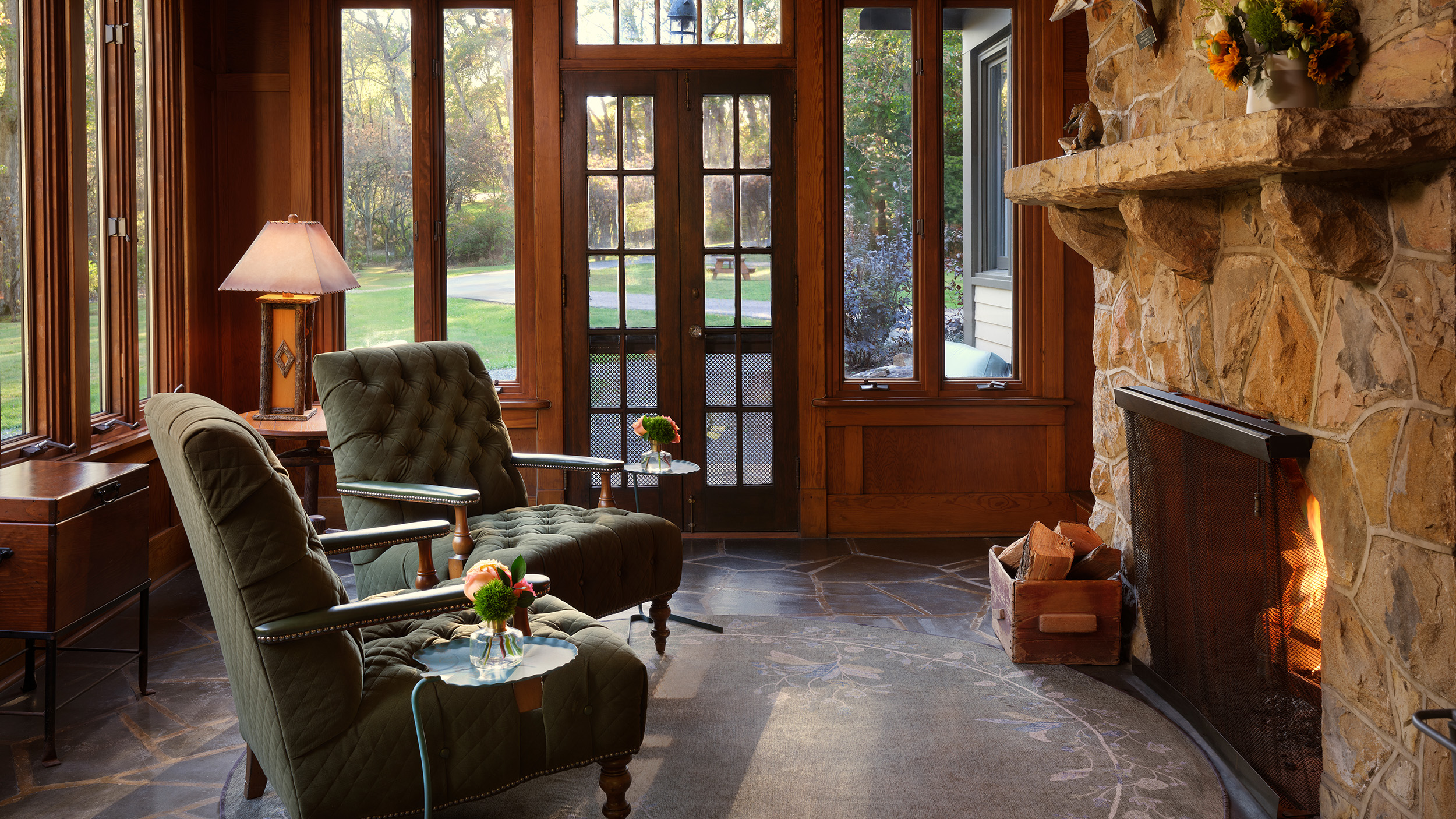 Living room in a cabinet